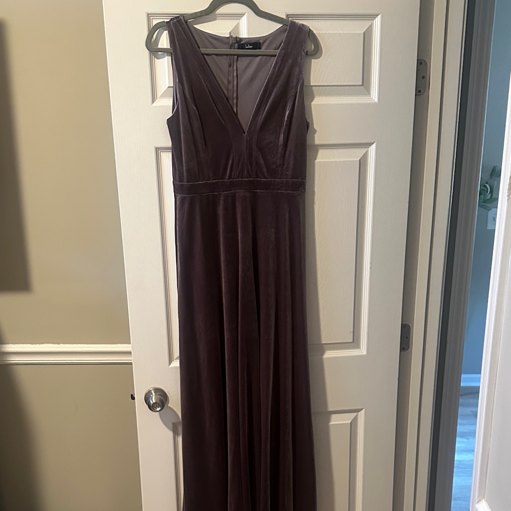 Lulu's Deep Purple Maxi Dress